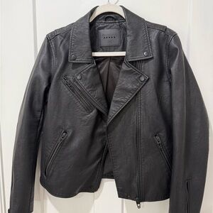 Black Moto Leather Jacket